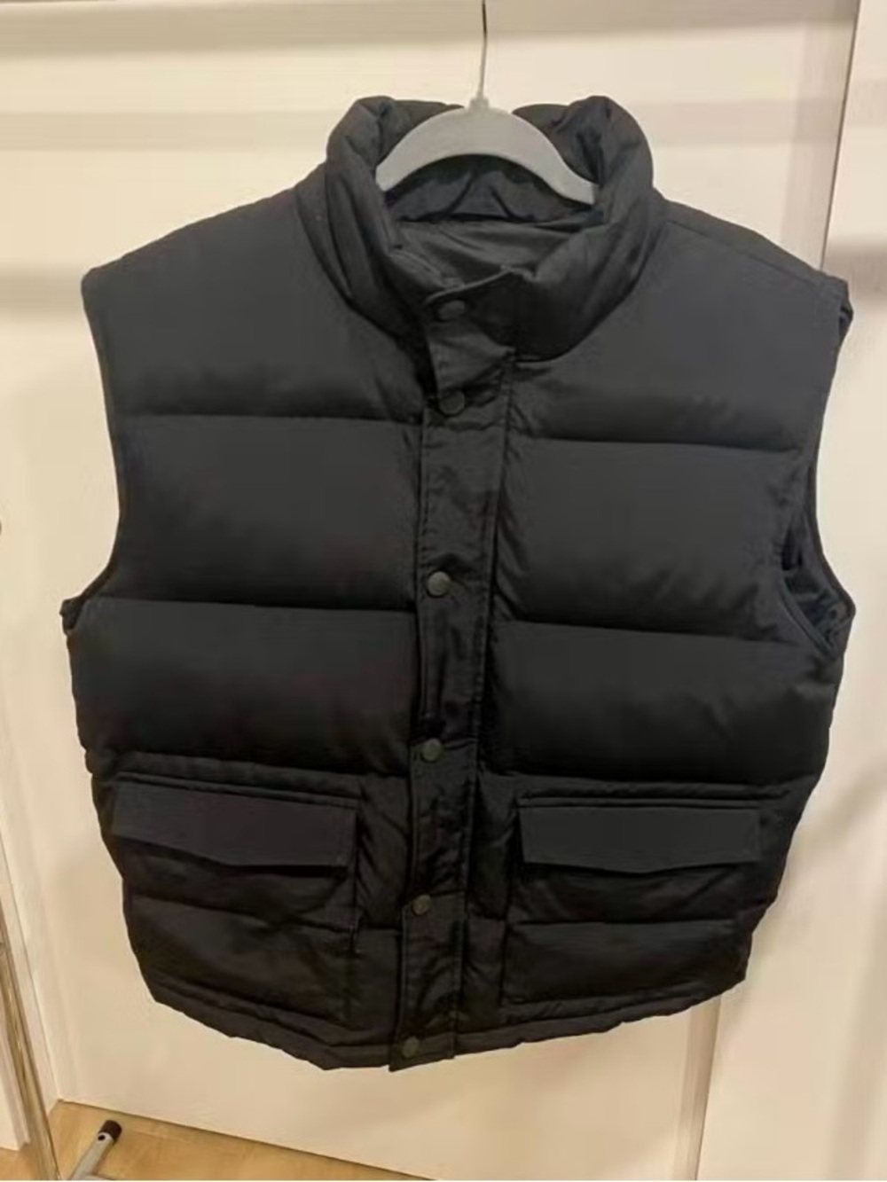 Men's Black Mountaineer Down Feather Puffer Vest